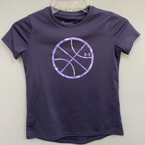 Kids Under Armour HeatGear Basketball Tee